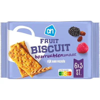 AH Fruitbiscuit bosvruchtensmaak