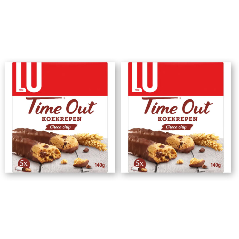 LU Time out koekrepen choco chip 2-pack