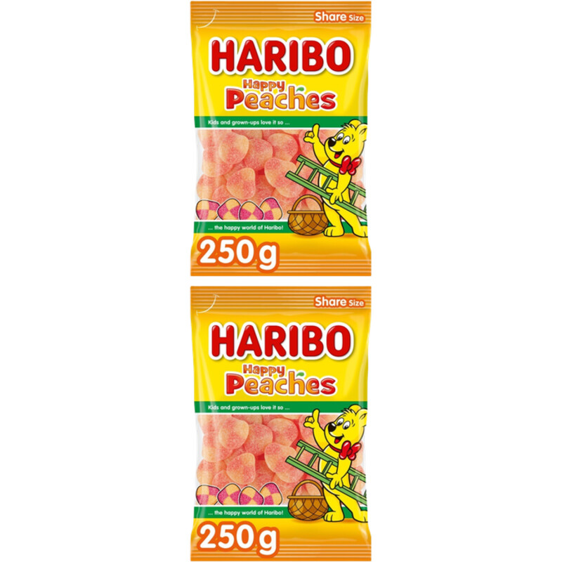 Haribo Happy peaches 2-pack