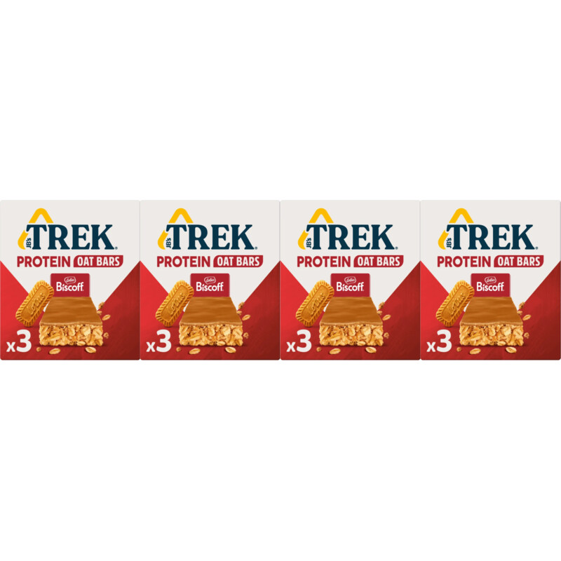 Trek Protein oat bars biscoff 4-pack