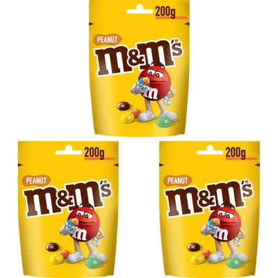 M&M'S Pinda melk chocolade 3-pack