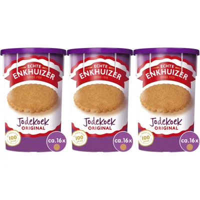 Echte Enkhuizer Jodekoek original 3-pack