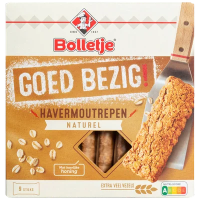 Bolletje Goed bezig havermoutrepen naturel