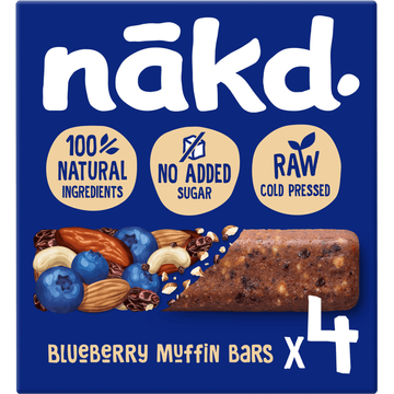 Nakd. Blueberry muffin bars