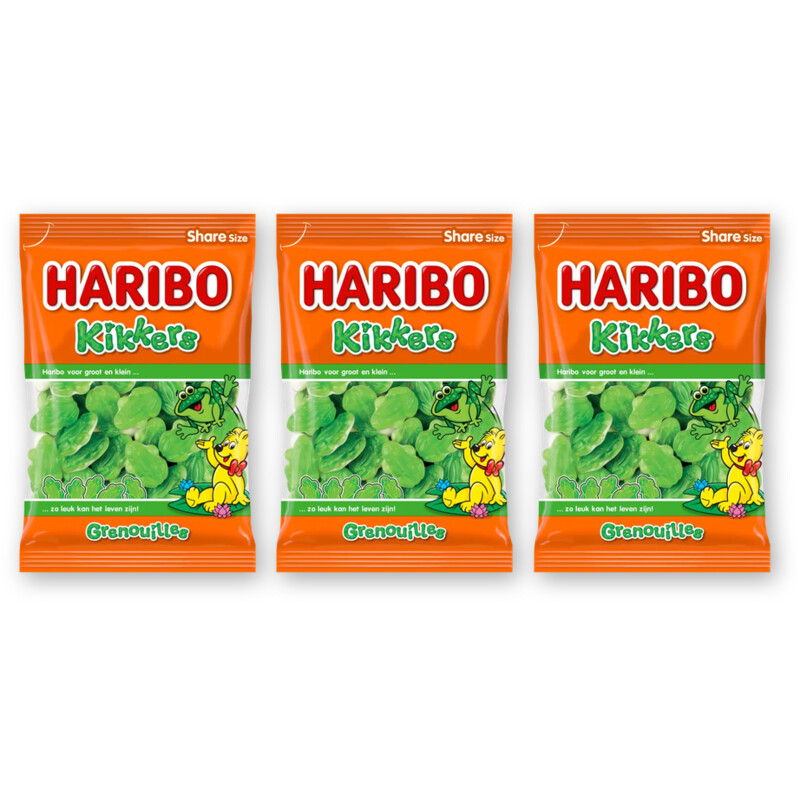 Haribo Kikkers 3-pack