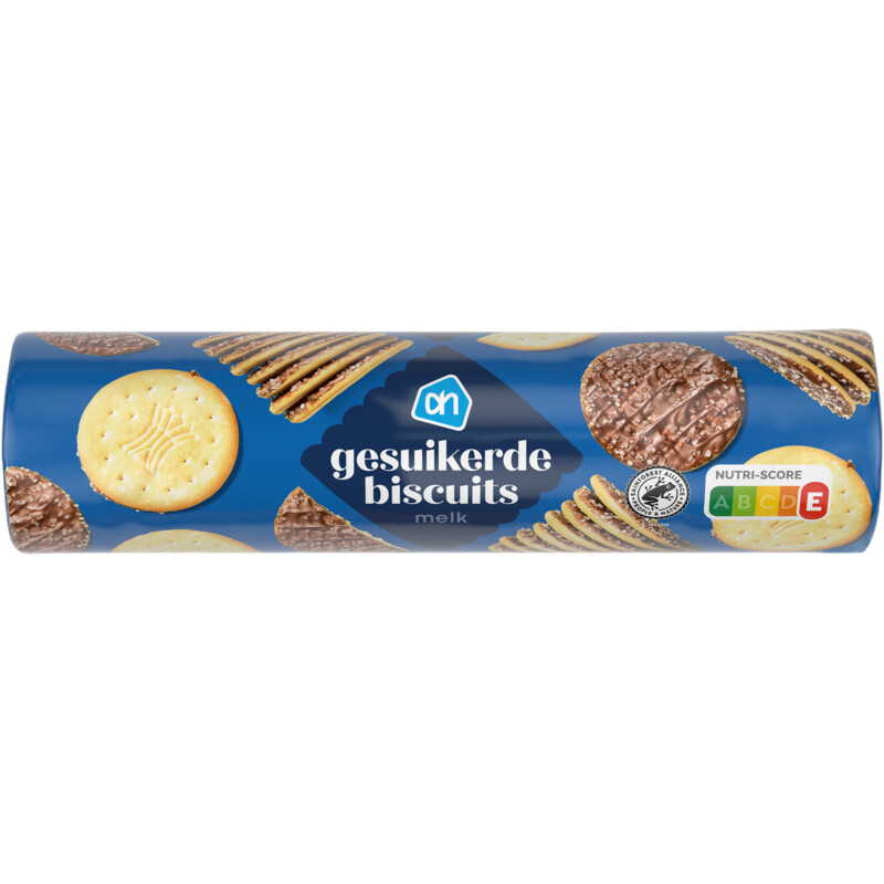 AH Gesuikerde biscuits melk chocolade