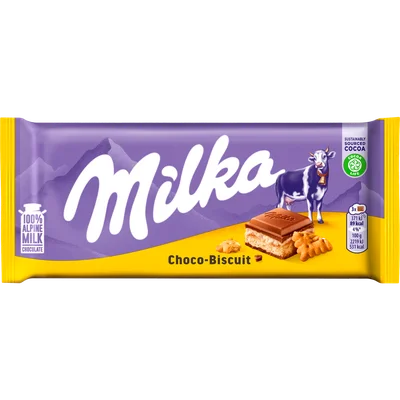 Milka Chocoladereep choco-biscuit