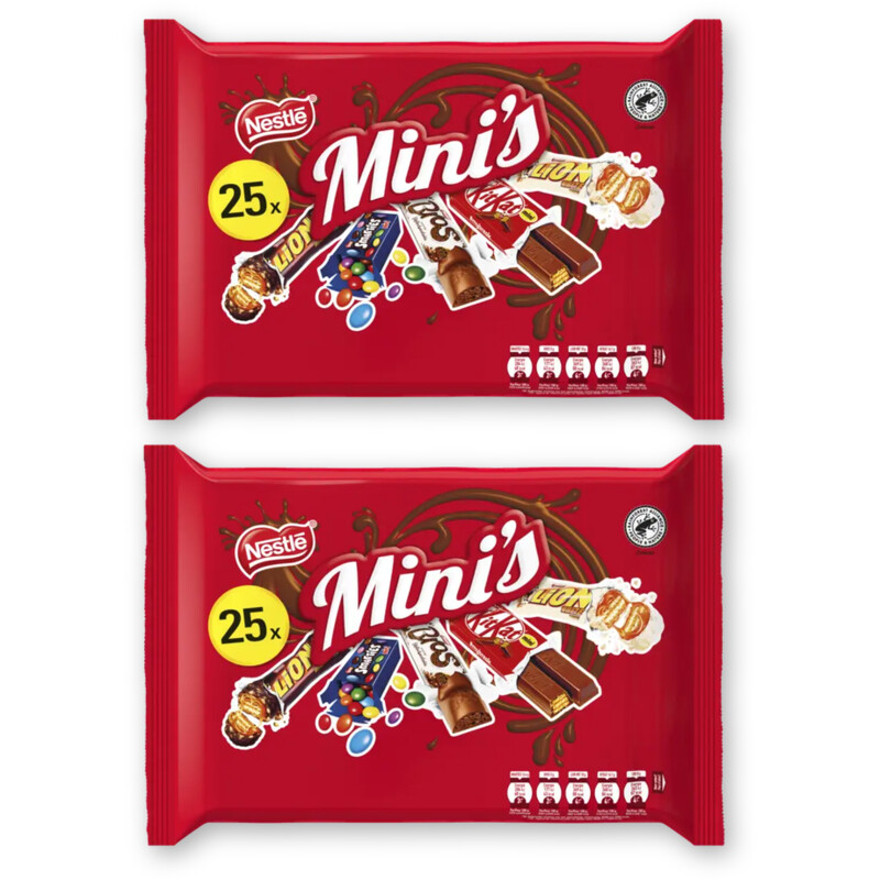 Nestlé Mini mix repen uitdeelzak 2-pack