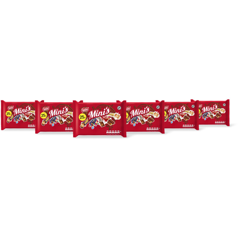 Nestlé Mini mix repen uitdeelzak 6-pack