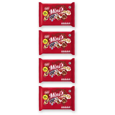 Nestlé Mini mix repen uitdeelzak 4-pack