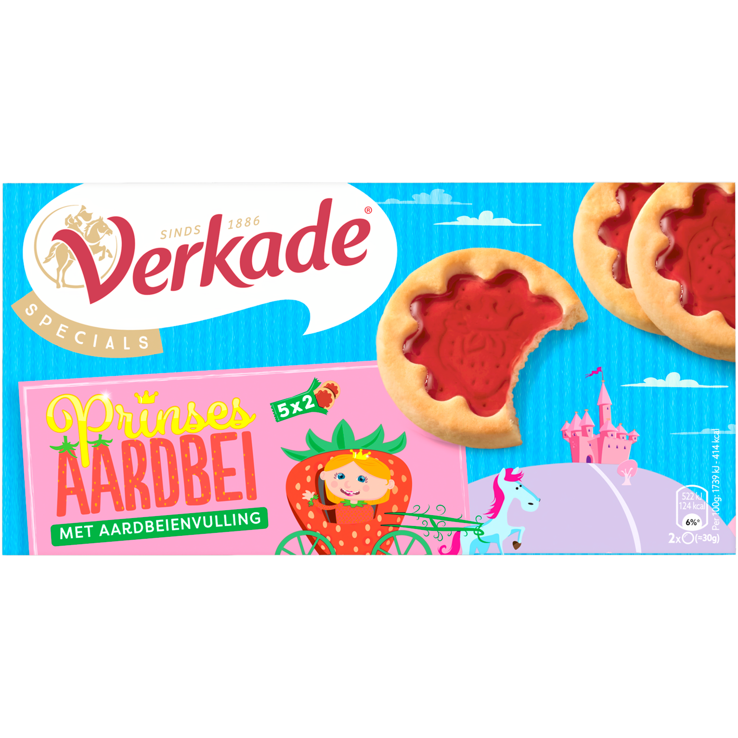 Verkade Kids&Co Prinses Aardbei