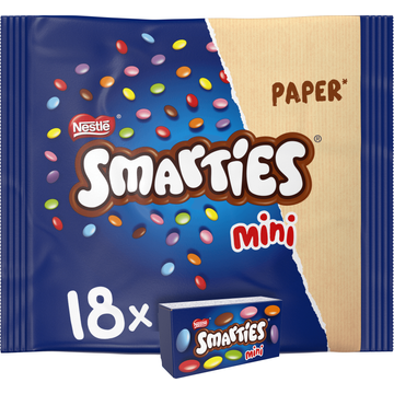 Smarties Mini melkchocolade uitdeelzak