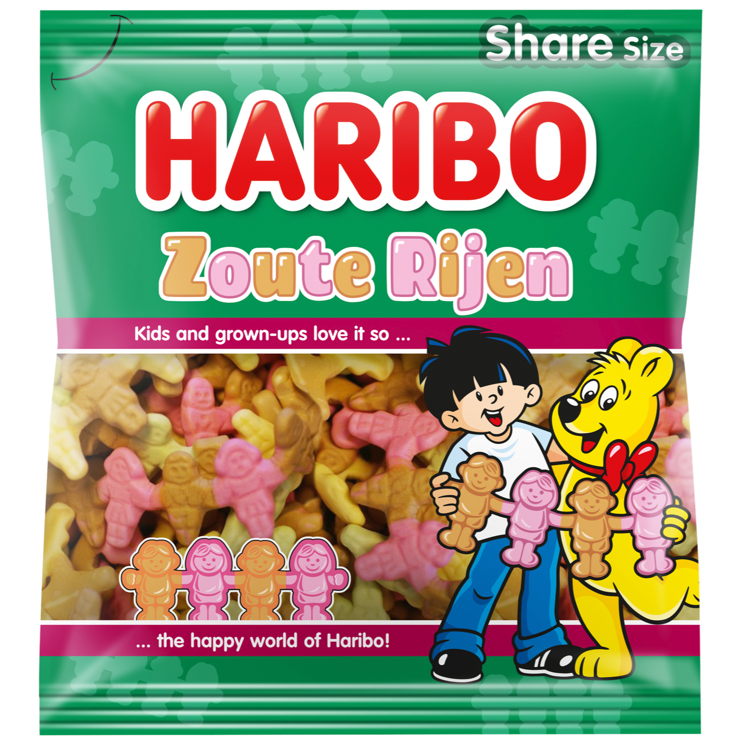 Haribo Zoute rijen