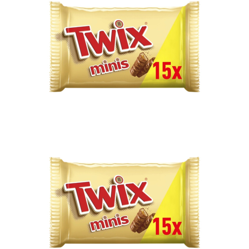 Twix Minis repen uitdeelzak 2-pack