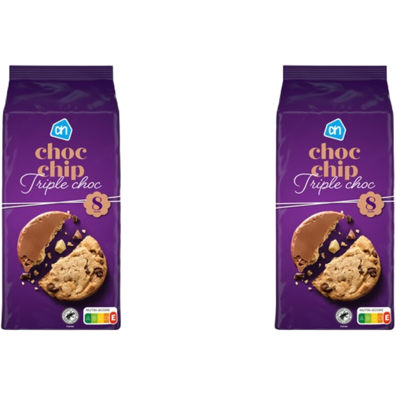 AH Chocchip triple choc 2-pack