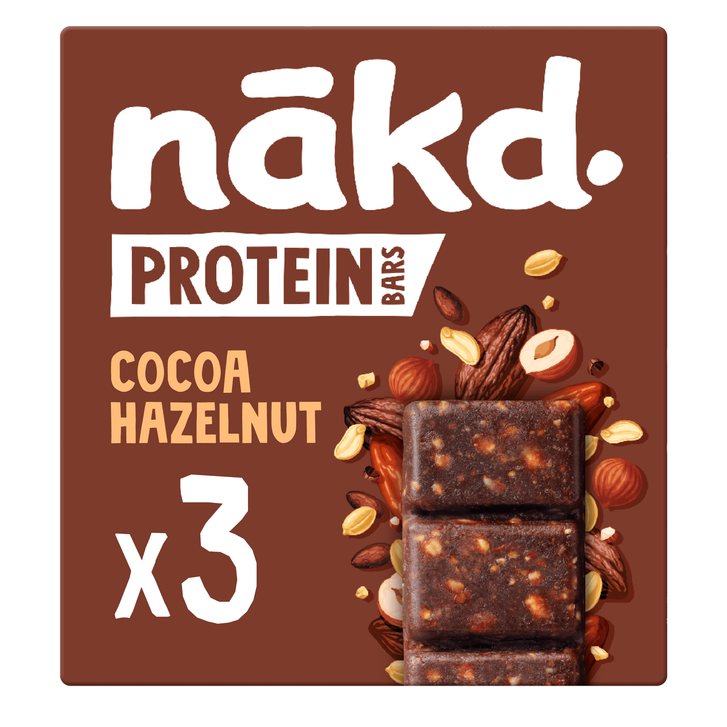 Nakd Protein bars cocoa hazelnut 3-pack