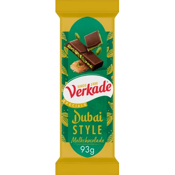 Verkade Dubai style melkchocolade reep