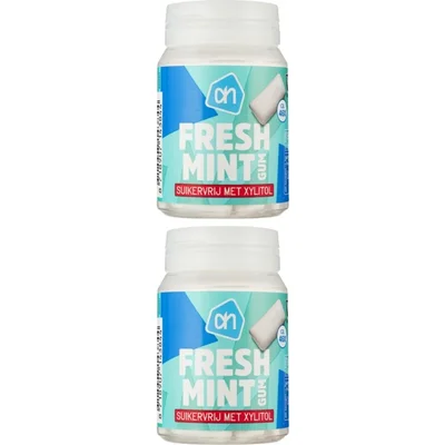 AH Fresh mint gum suikervrij 2-pack
