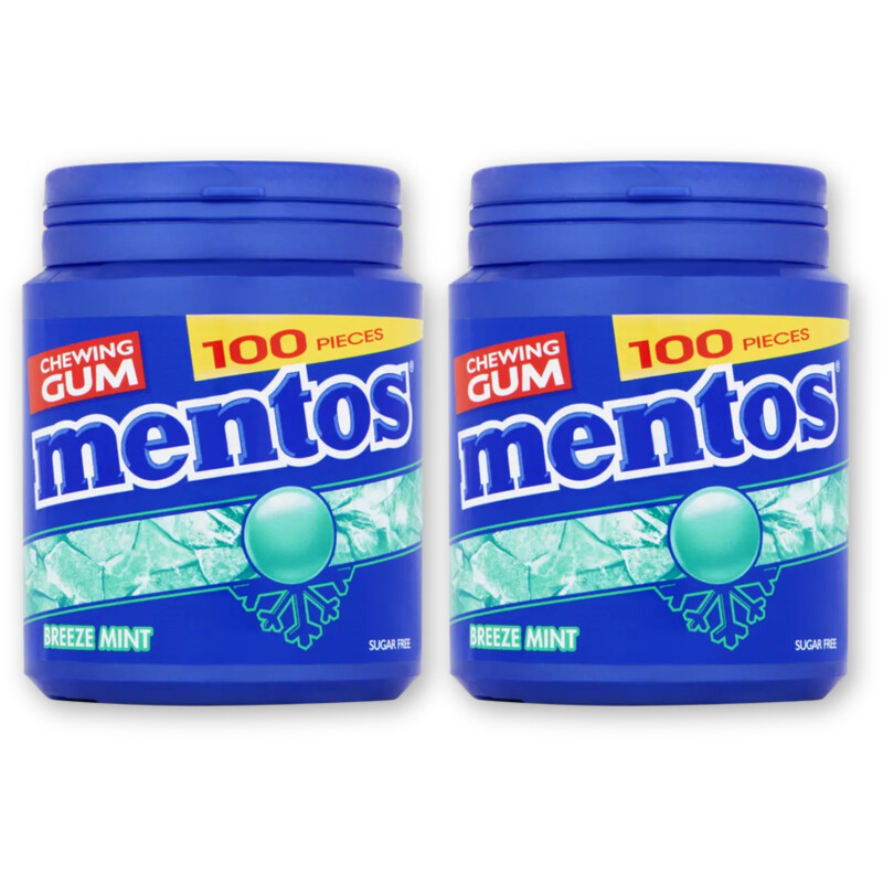 Mentos Gum Breeze Mint 2-pack