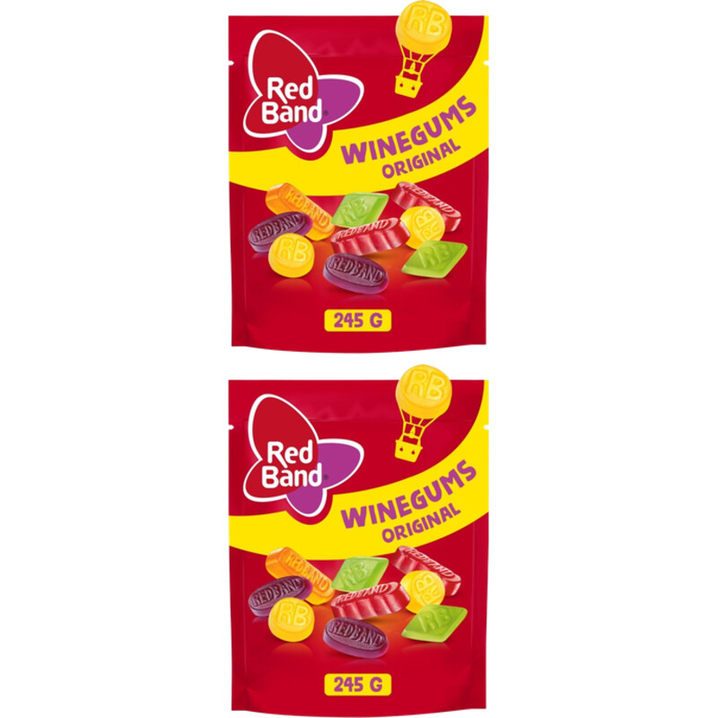 Red Band Winegums original 2-pack