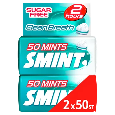 Smint Clean Breath Peppermint 2-pack