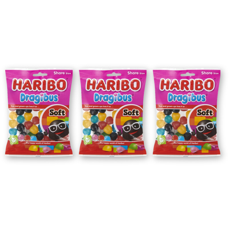 Haribo Dragibus soft 3-pack