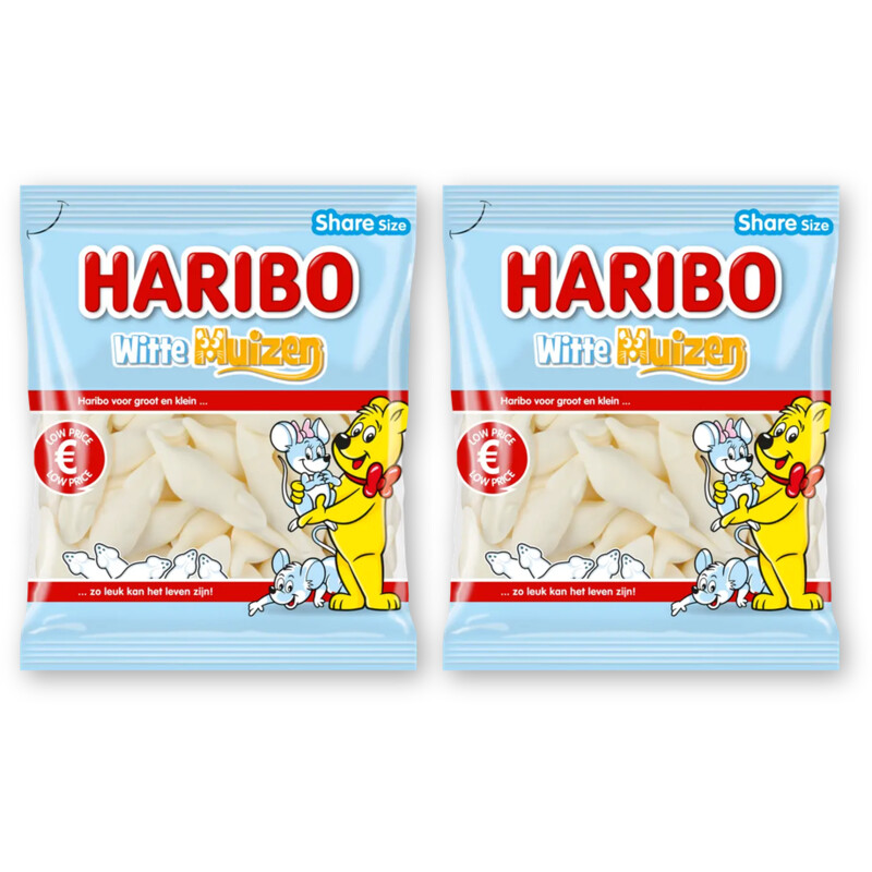 Haribo Witte muizen 2-pack