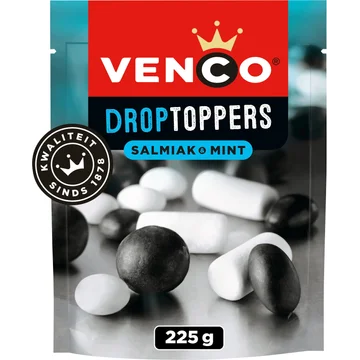 Venco Droptoppers salmiak & mint