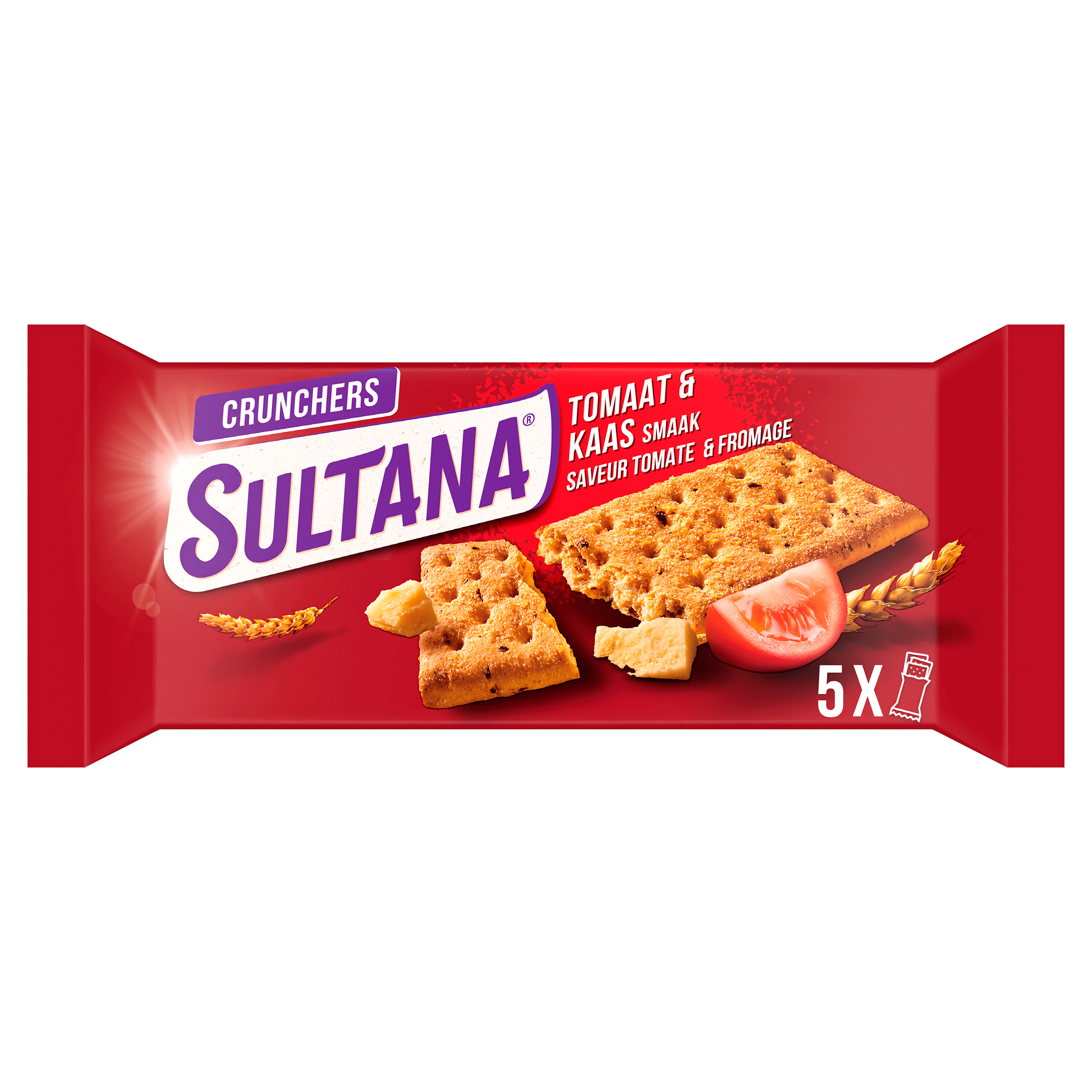 Sultana Crunchers tomaat & kaas