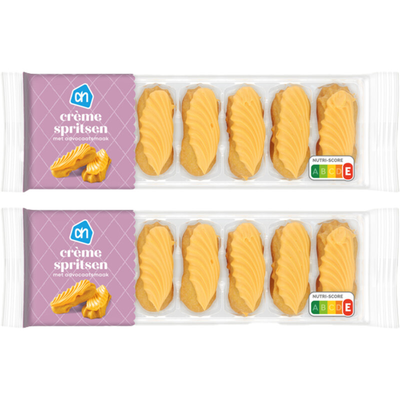 AH Crème spritsen met advocaatsmaak 2-pack