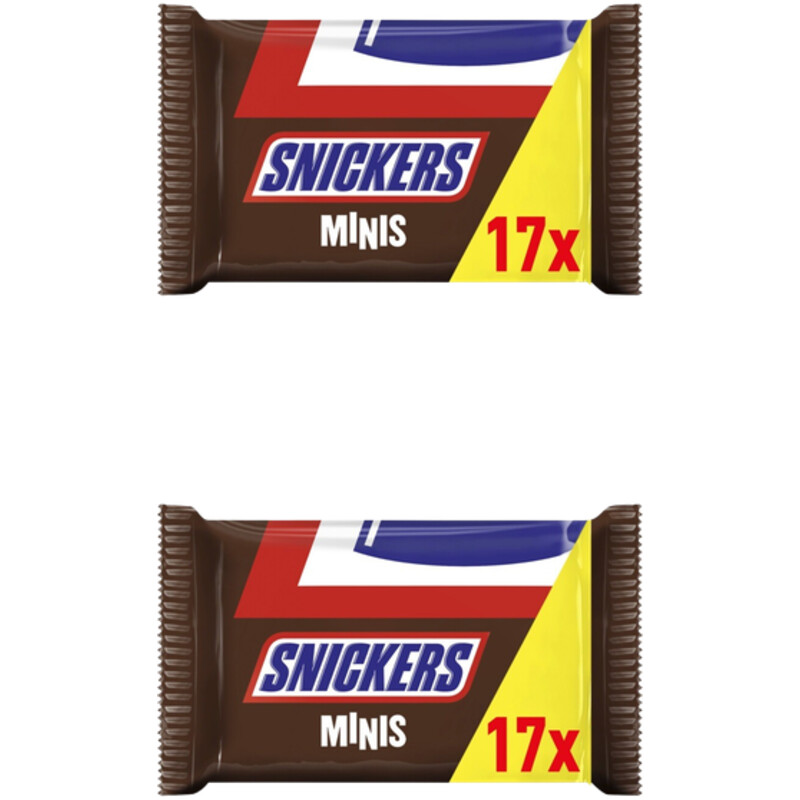 Snickers Minis repen uitdeelzak 2-pack