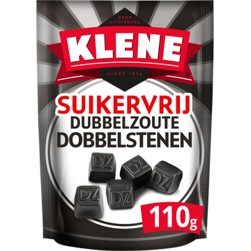 Klene Suikervrij dubbelzoute dobbelstenen