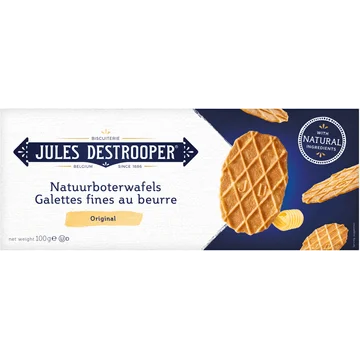 Jules Destrooper Natuurboterwafels