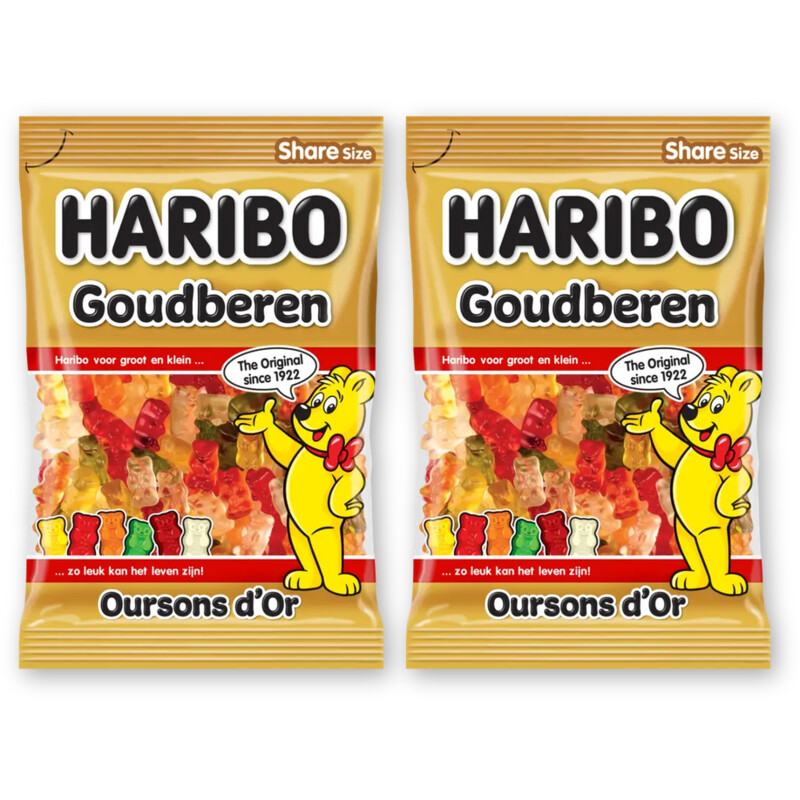 Haribo Goudberen 2-pack