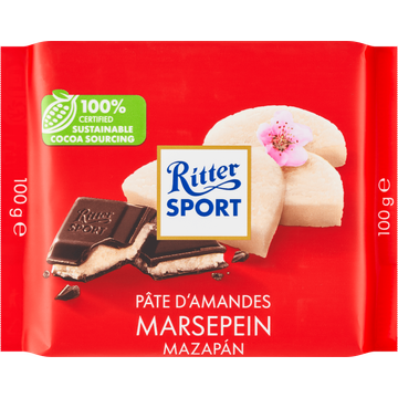 Ritter Sport Pure chocolade marsepein