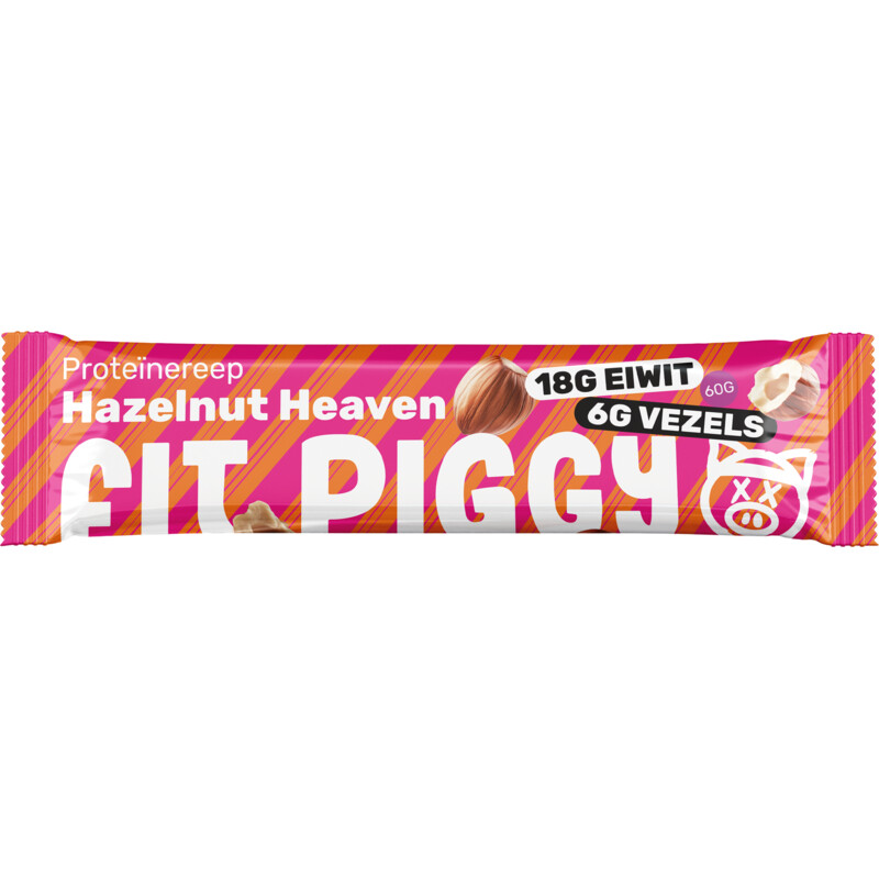 Fit Piggy Proteïnereep hazelnut heaven