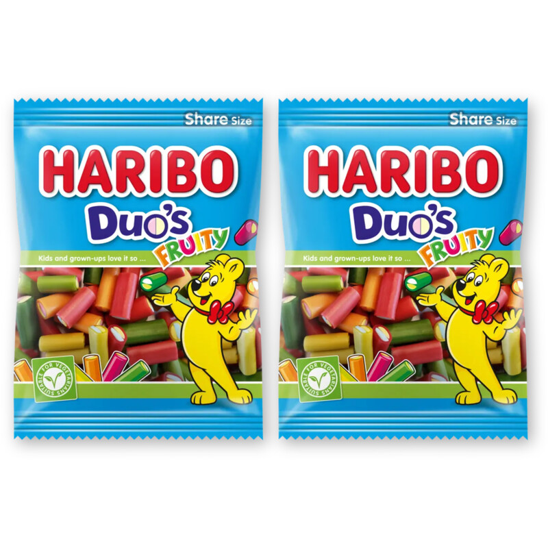 Haribo Duo's fruity 2-pack