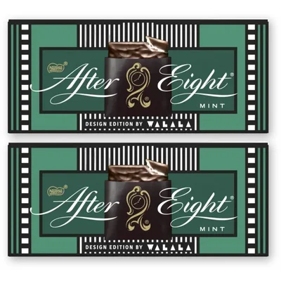 After Eight Pure chocolade pralines pepermunt 2-pack