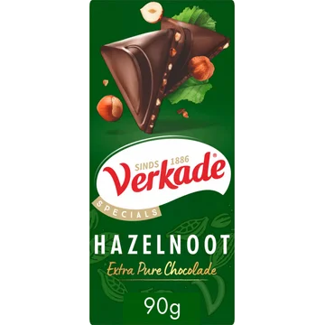 Verkade Specials hazelnoot extra pure chocolade