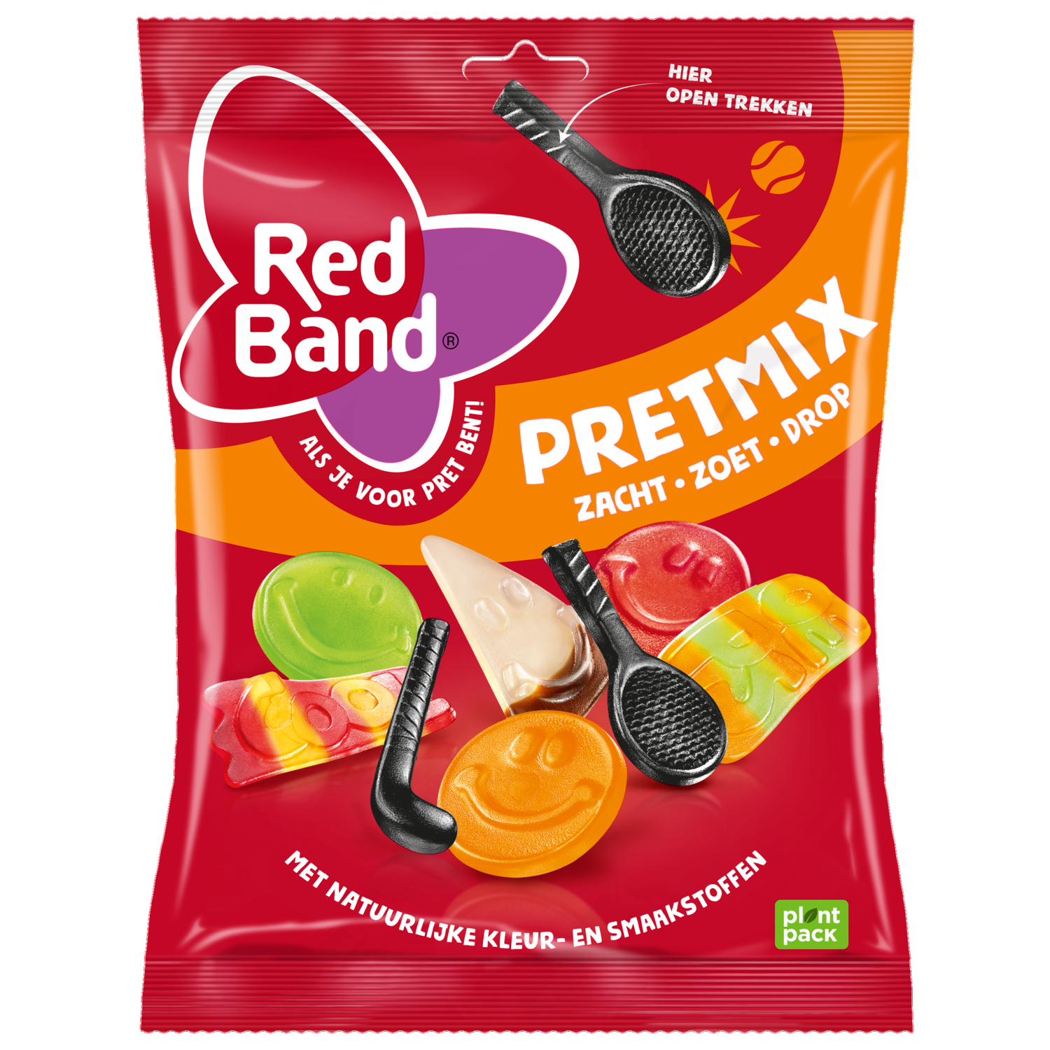 Red Band Pretmix zacht zoet drop