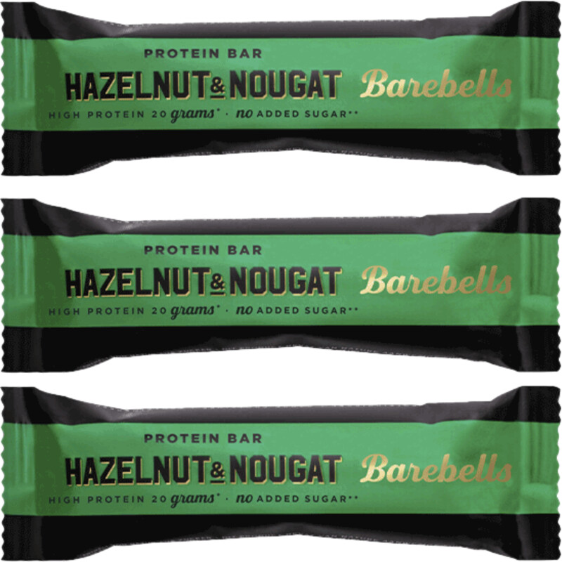 Barebells Hazelnut & Nougat 3-pack