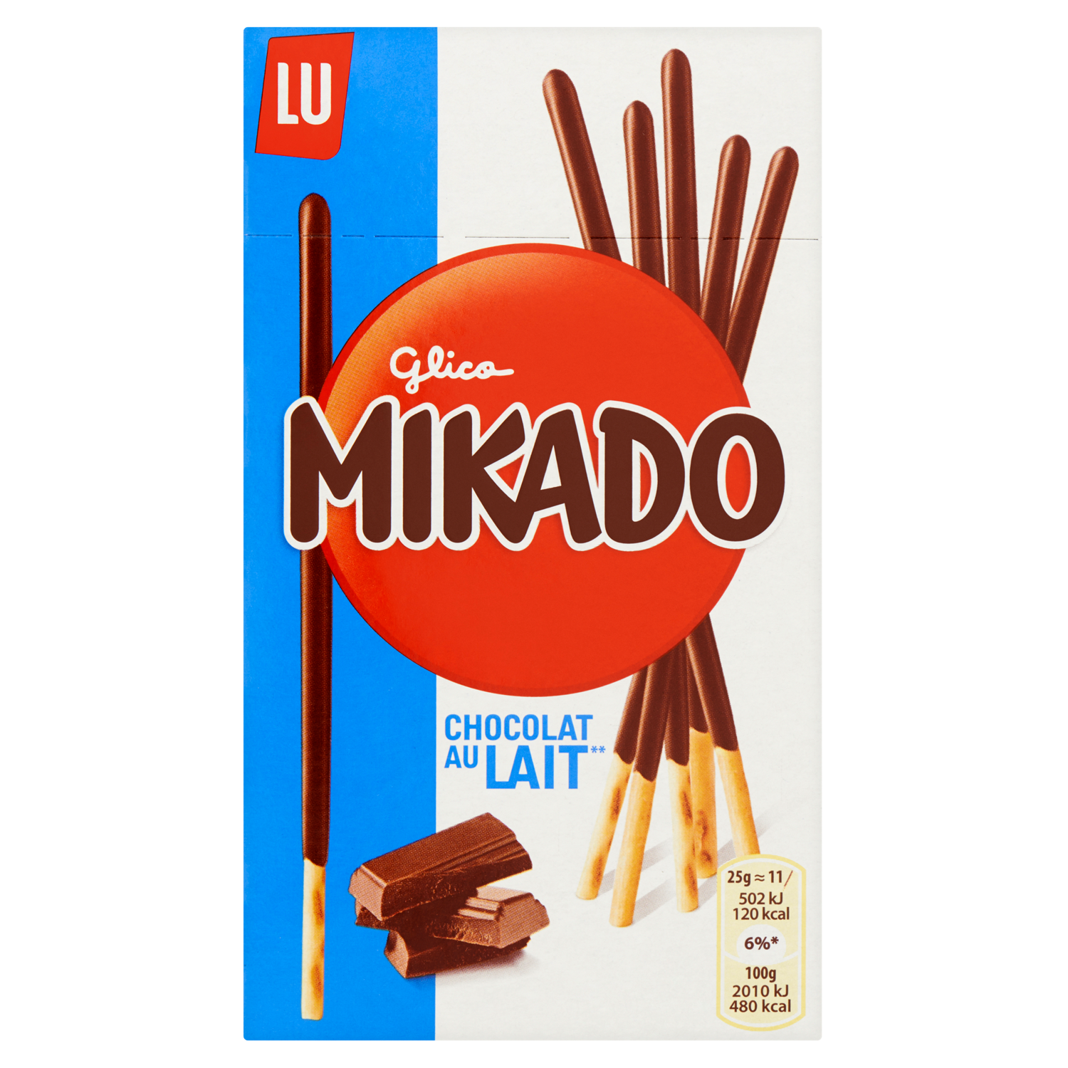LU Mikado melk chocolade