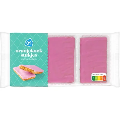 AH Oranjekoek stukjes met banketspijs