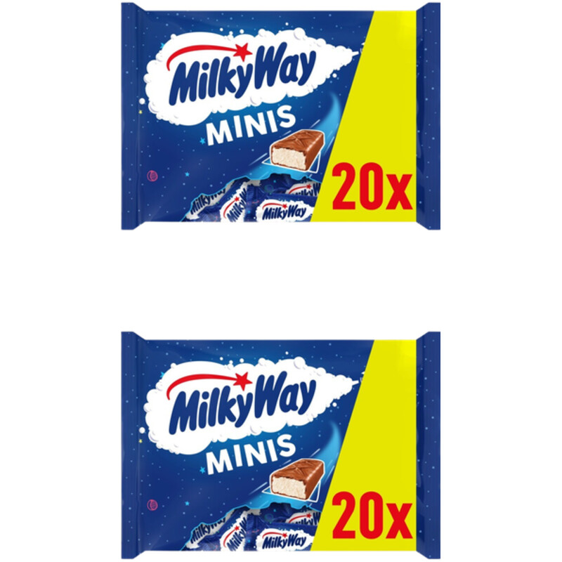 MilkyWay Minis repen uitdeelzak 2-pack