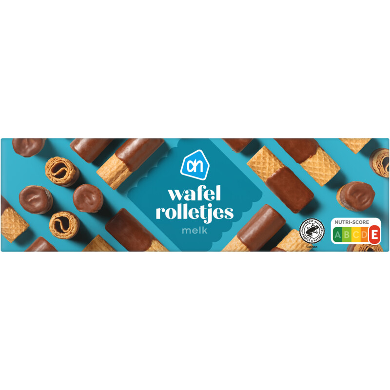 AH Wafelrolletjes melkchocolade
