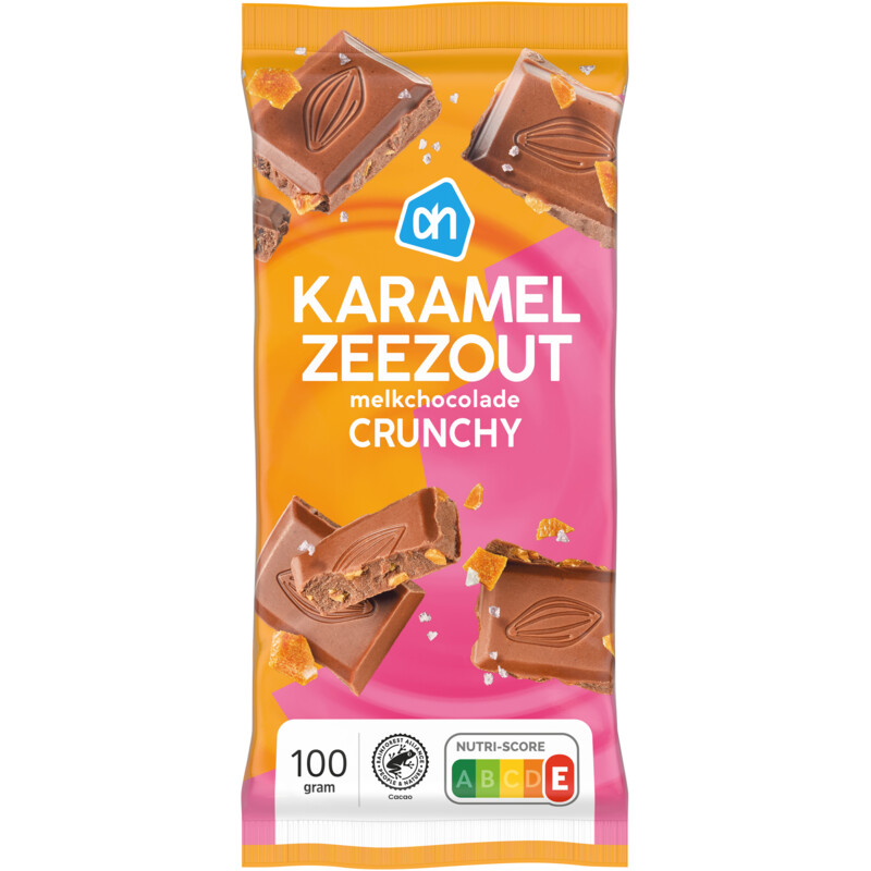 AH Karamel zeezout melkchocolade crunchy