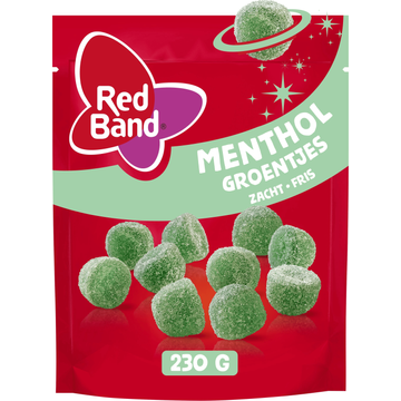 Red Band Menthol groentjes zacht fris