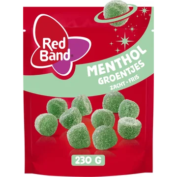 Red Band Menthol groentjes zacht fris