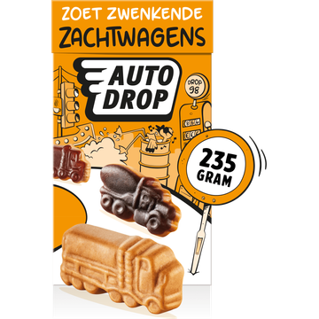 Autodrop Zoet zwenkende zachtwagens