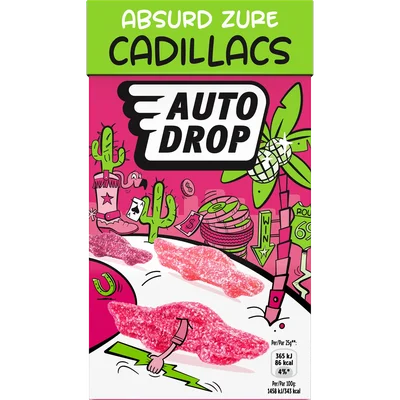Autodrop Absurd zure cadillacs